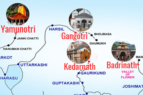 char dham yatra road map